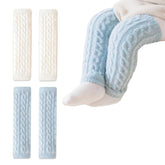 Baby Knee High Socks for Baby Soft Cotton Non-Slip and Stylish Designs (Set of 2)